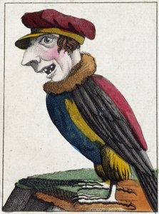 De gier in karikatuur, studie van karakter 