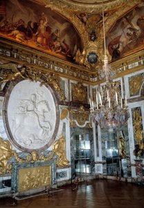 De oorlogssalon in het Palais de Versailles door French School