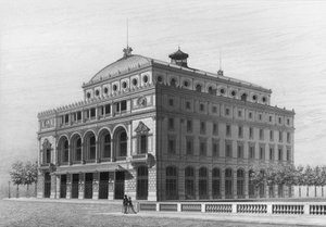 Théâtre Lyrique, nu het Théâtre de la Ville, Place du Châtelet, Parijs