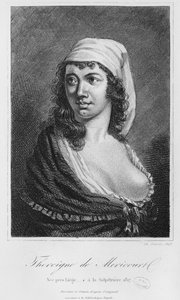 Theroigne de Mericourt, gegraveerd door Charles Devrits (19e eeuw) 1845 door French School