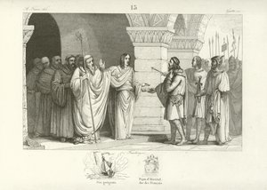 Theuderik III, koning van de Franken door French School