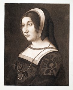 Vermoedelijk Margaret Tudor, dochter van Hendrik VII, Koningin van Schotland, c.1520, pub. 1902 door French School