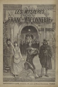 Titelpagina illustratie voor Les Mysteres de la Franc-Maçonnerie Devoiles door French School