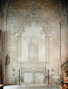 Graf van Bisschop Radulphe in de Radulphe Kapel door French School