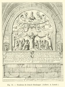 Graf van Jean de Bakker, Collectie A. Lenoir