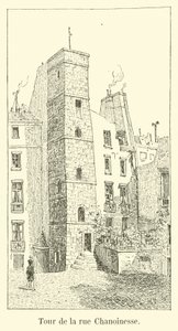 Toren van de rue Chanoinesse door French School