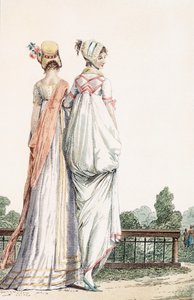 Twee Dames in Promenadejurken, 1796