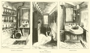 Een Slaapwagon (gravure)