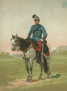 Onbekende Franse soldaat te paard