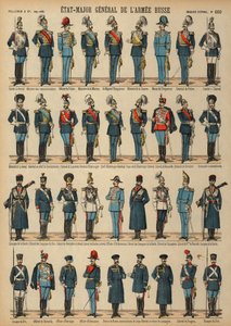 Uniformen van het Russische leger door French School
