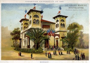 Wereldtentoonstelling van 1889. Het Monaco Paviljoen