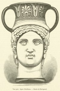 Griekse vaas, figuur van Arethusa