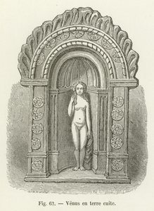Venus in terracotta door French School