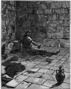 Vercingetorix (ca. 72-46 v.Chr.), een Gallische leider, bleef zes jaar in de gevangenis.