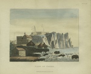 Uitzicht op Gorée, 1821