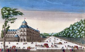Uitzicht op Schloss Esterhazy, Eisenstadt, Oostenrijk