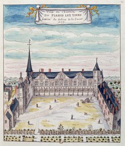 Uitzicht op het Kasteel van Plessis-les-Tours in de Tourraine, 1699