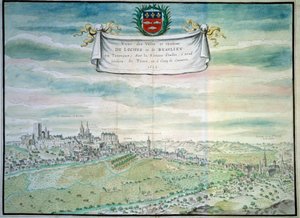 Uitzicht op het kasteel van Loches