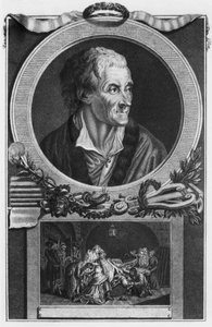 Voltaire en de Calas-affaire door French School