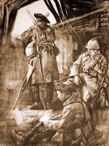 WWI Franse observatiepost aan het Westfront