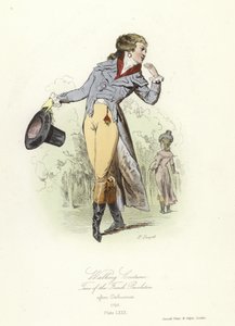 Wandelkostuum, tijd van de Franse Revolutie