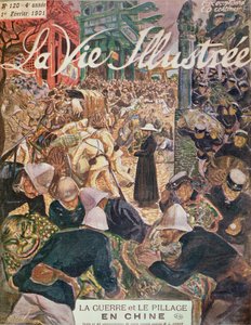 Oorlog en Plundering in China, uit La Vie Illustre, 1 februari 1901 door French School