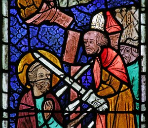Raam met de executie van Sint Thomas