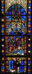 Raam w14 met de roeping van St. Petrus door French School