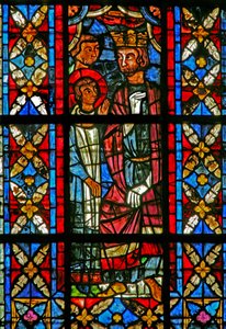Raam w209 met St. Savinien voor Aurelianus
