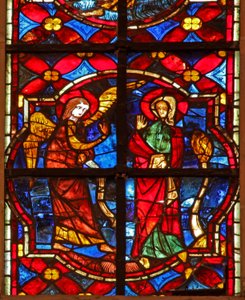 De aankondiging van St. Johannes de Doper aan Zacharias in de tempel