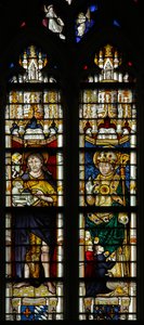 St. Johannes de Doper en St. Martinus door French School
