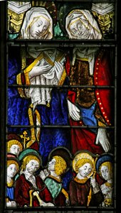 Raam w3 met St. Maria Cleophas en St. Maria Salome