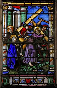 Raam w4 met de Via Crucis
