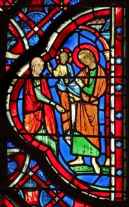 Jesaja profeteert Christus. Is XI 6 of XLII 1 door French School