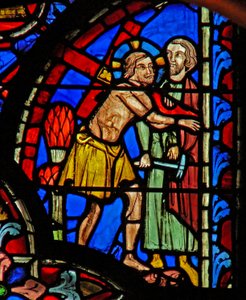 Jezus draagt het kruis: Via Crucis door French School