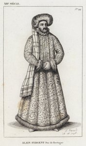 XII Eeuw, Alain Fergent, Hertog van Bretagne door French School