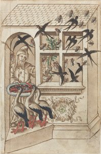 "Heb geen zwaluwen onder hetzelfde dak" door French early 16th Century