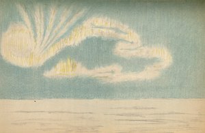 Aurora Borealis, 18 oktober 1894, 1897 door Fridtjof Nansen
