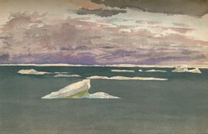 Aan de rand van het ijs - Opkomende storm, 14 september 1893, 1897
