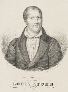 Portret van Louis Spohr 1784-1859, ca. 1830-1840