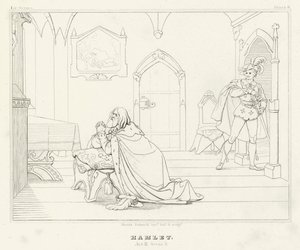 Hamlet, Act III, Scene 3 (gravure)