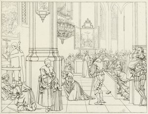 Illustratie voor Goethe
