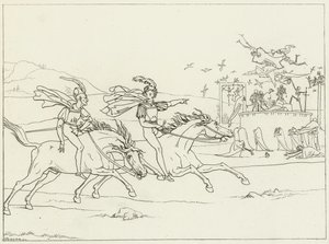 Illustratie voor Goethes Faust door Friedrich August Moritz Retzsch