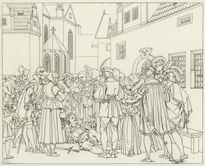 Illustratie voor Goethes Faust