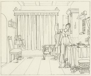 Illustratie voor Goethes Faust door Friedrich August Moritz Retzsch