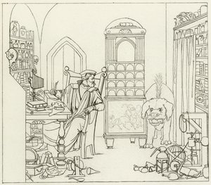 Illustratie voor Goethes Faust door Friedrich August Moritz Retzsch