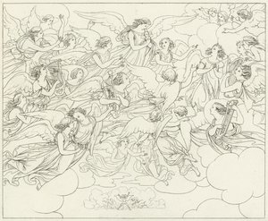 Illustratie voor Goethes Faust door Friedrich August Moritz Retzsch