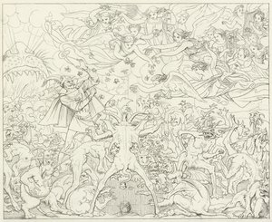 Illustratie voor Goethes Faust door Friedrich August Moritz Retzsch