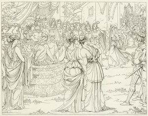 Illustratie voor Goethes Faust door Friedrich August Moritz Retzsch