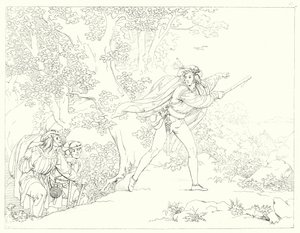 Illustratie voor Schillers Lied von der Glocke door Friedrich August Moritz Retzsch